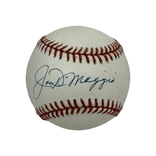 Joe DiMaggio Autographed New York Yankees Official American League Baseball JSA