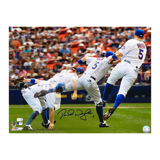David Wright Autographed New York Mets Exposure 16x20 MLB - Framed