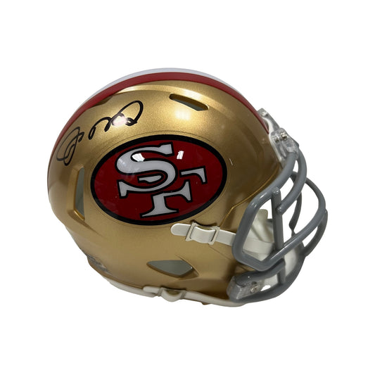 Joe Montana Autographed San Francisco 49’ers Speed Mini Helmet Fanatics