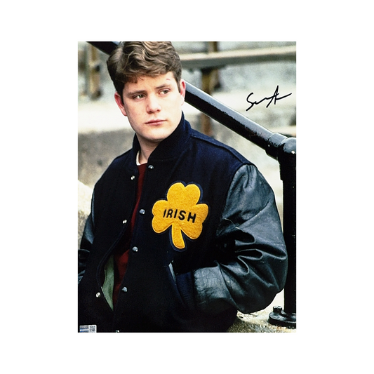 Sean Astin Autographed Rudy Vertical 11x14 Steiner CX