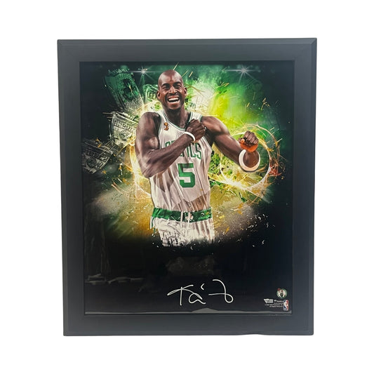 Kevin Garnett Autographed Boston Celtics Framed 20x24 Fanatics