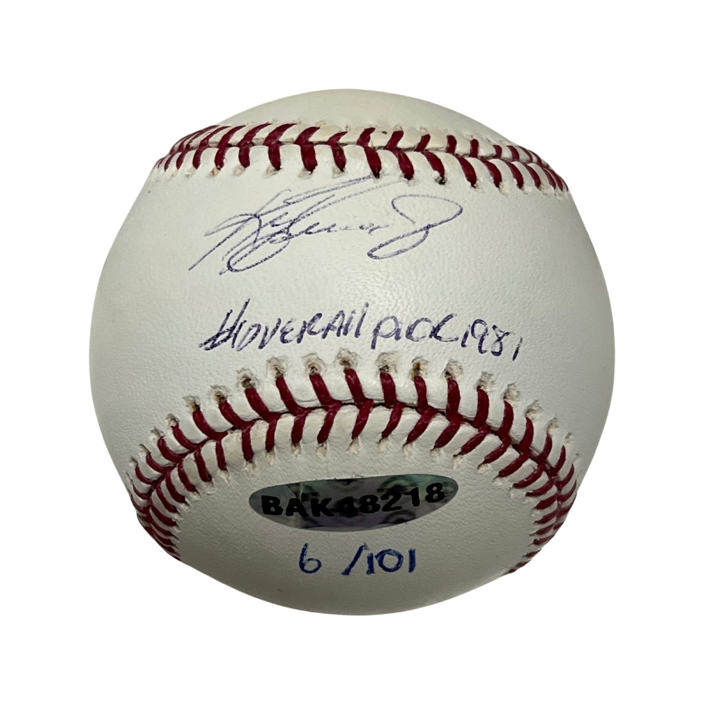 Ken Griffey Jr Autographed OMLB #1 Overall Pick 1981 Inscription LE /101 Upper Deck