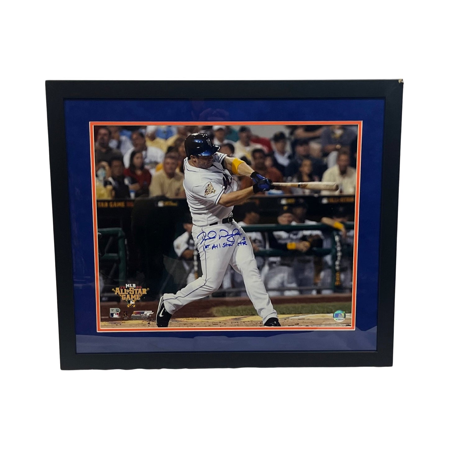 David Wright Autographed New York Mets 16x20 1st All Star HR Inscription MLB - Framed