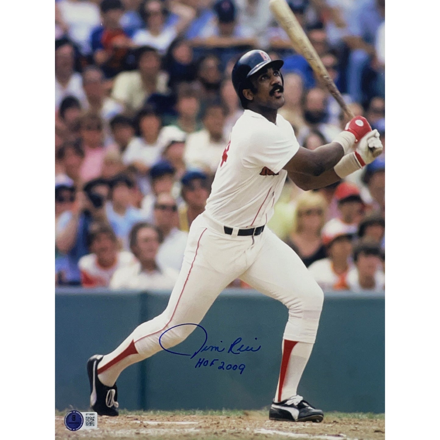 Jim Rice Boston Red Sox Signed 11x14 Jr Autographed Hit Beckett COA