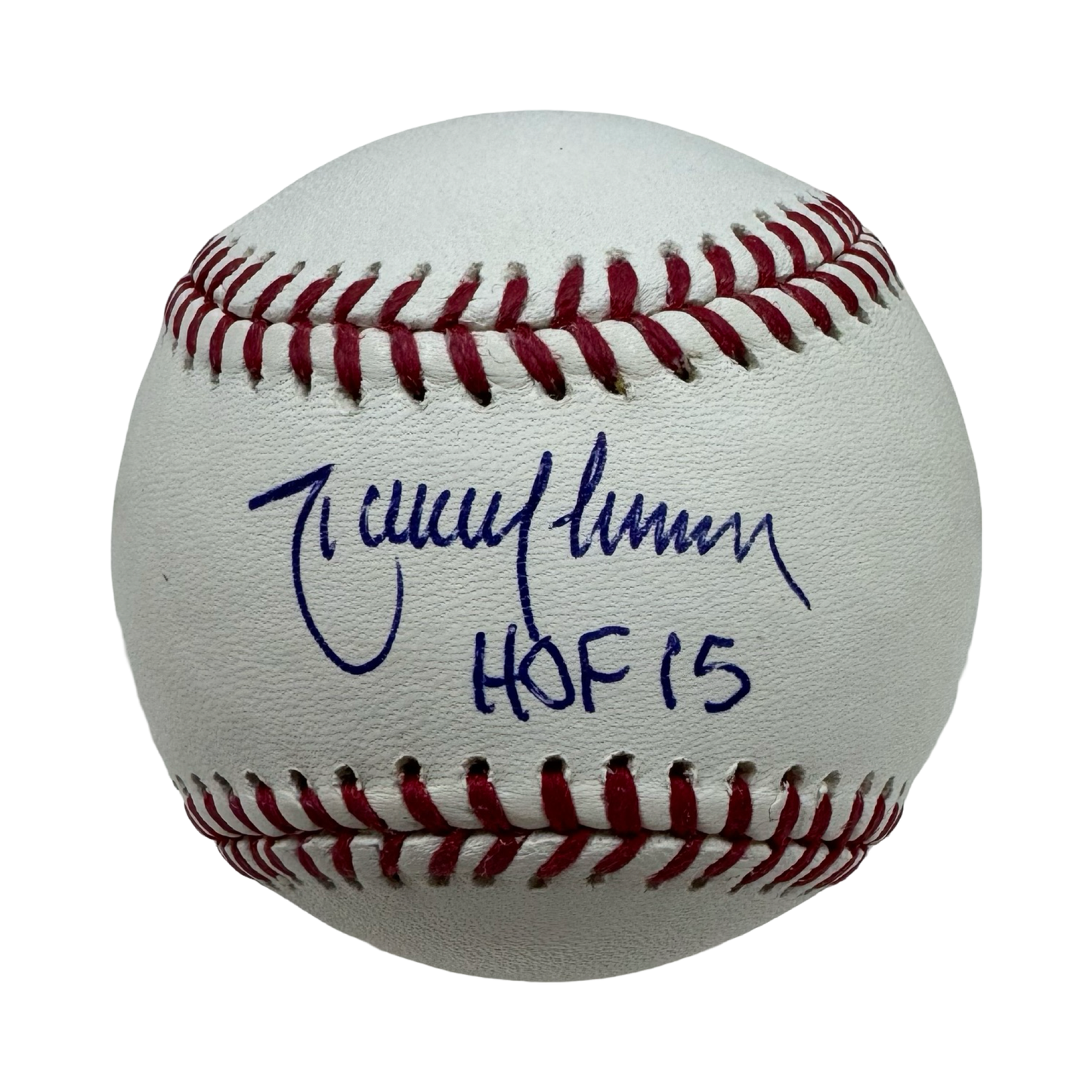 Randy Johnson Autographed OMLB HOF 15 Inscription JSA