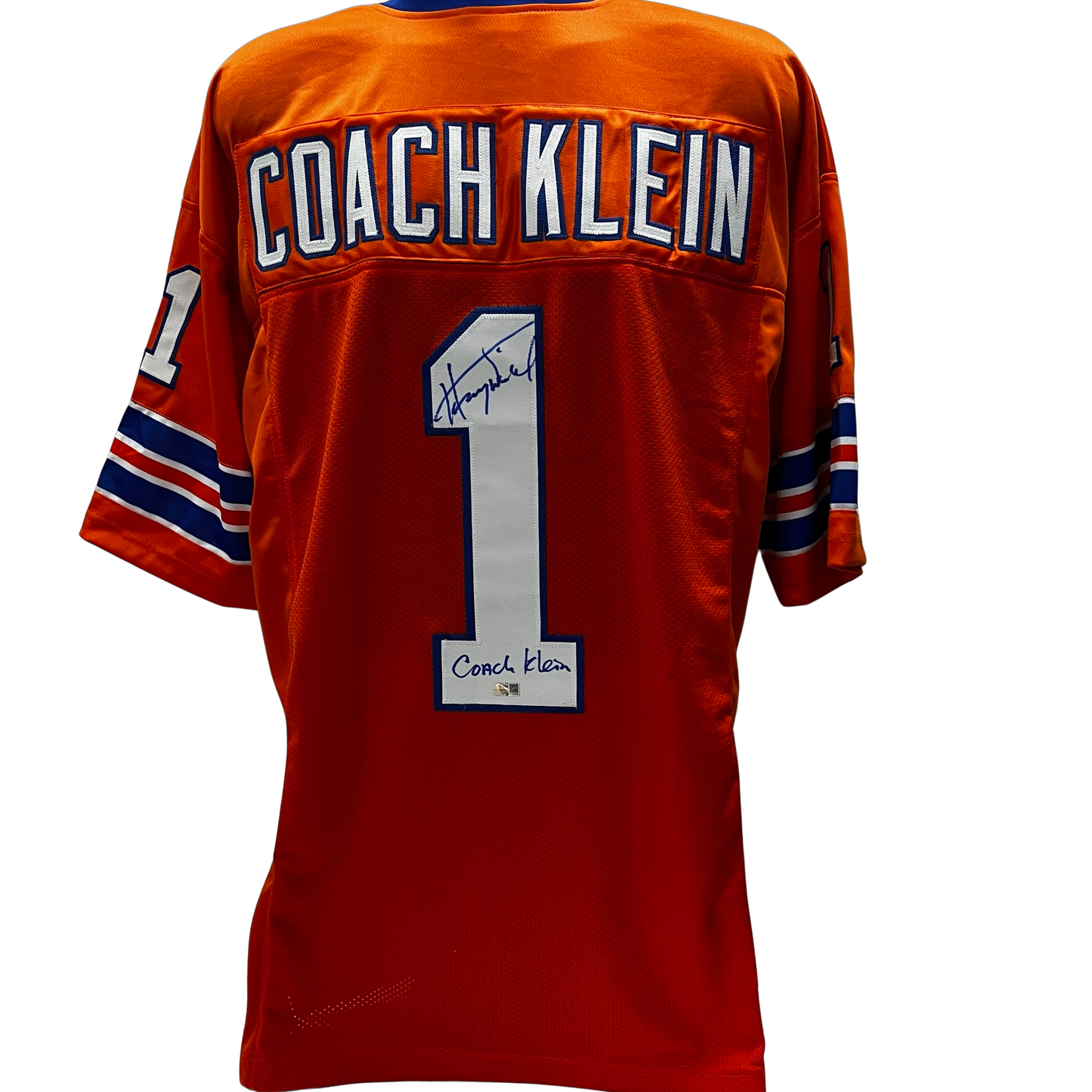 Henry Winkler Autographed Coach Klein Waterboy Mud Dogs Jersey "Coach Klein" Inscription Steiner CX