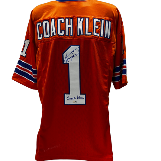 Henry Winkler Autographed Coach Klein Waterboy Mud Dogs Jersey "Coach Klein" Inscription Steiner CX