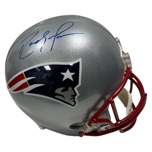 Randy Moss Autographed New England Patriots Proline Replica Helmet Randy Moss COA