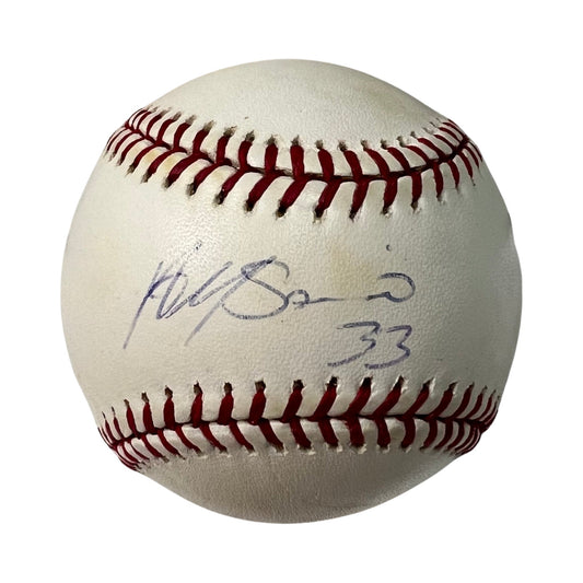 Alfonso Soriano Autographed OMLB JSA