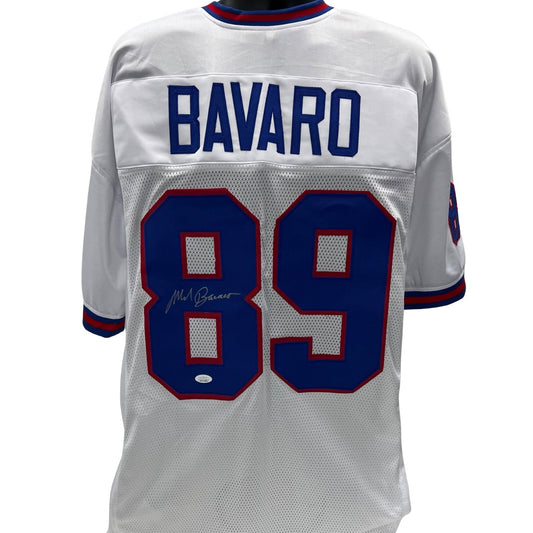 Mark Bavaro Autographed New York Giants White Jersey JSA