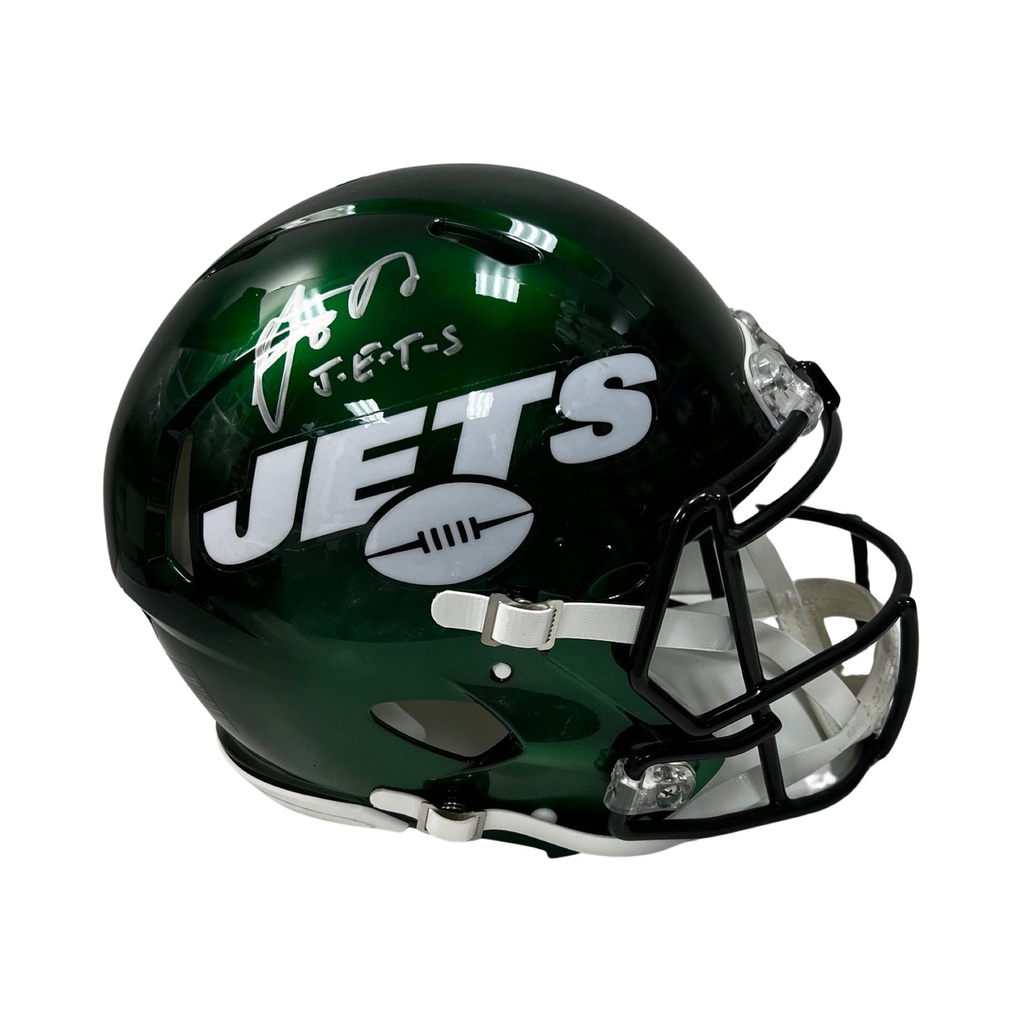 Aaron Rodgers Autographed New York Jets Speed Authentic Helmet "J-E-T-S" Inscription Fanatics