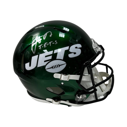 Aaron Rodgers Autographed New York Jets Speed Authentic Helmet "J-E-T-S" Inscription Fanatics