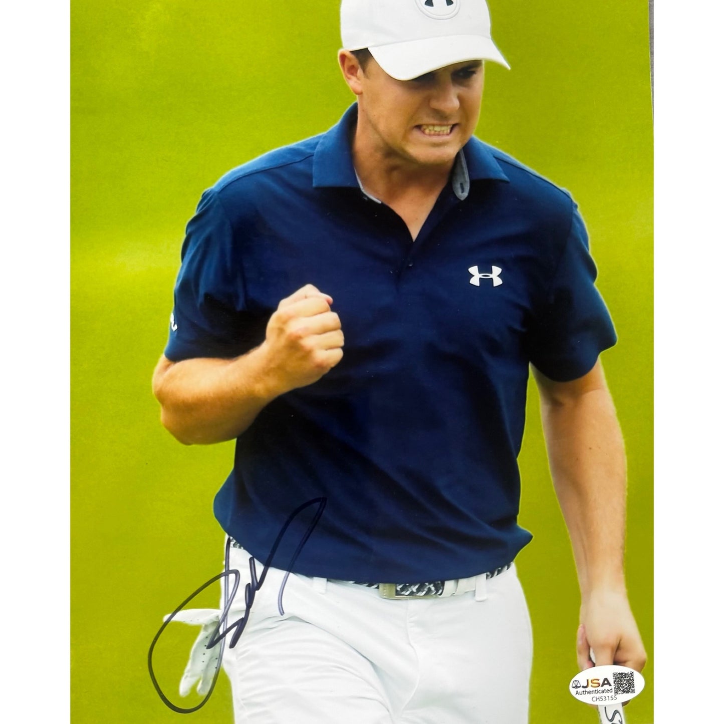 Jordan Spieth Autographed photo 8x10 JSA