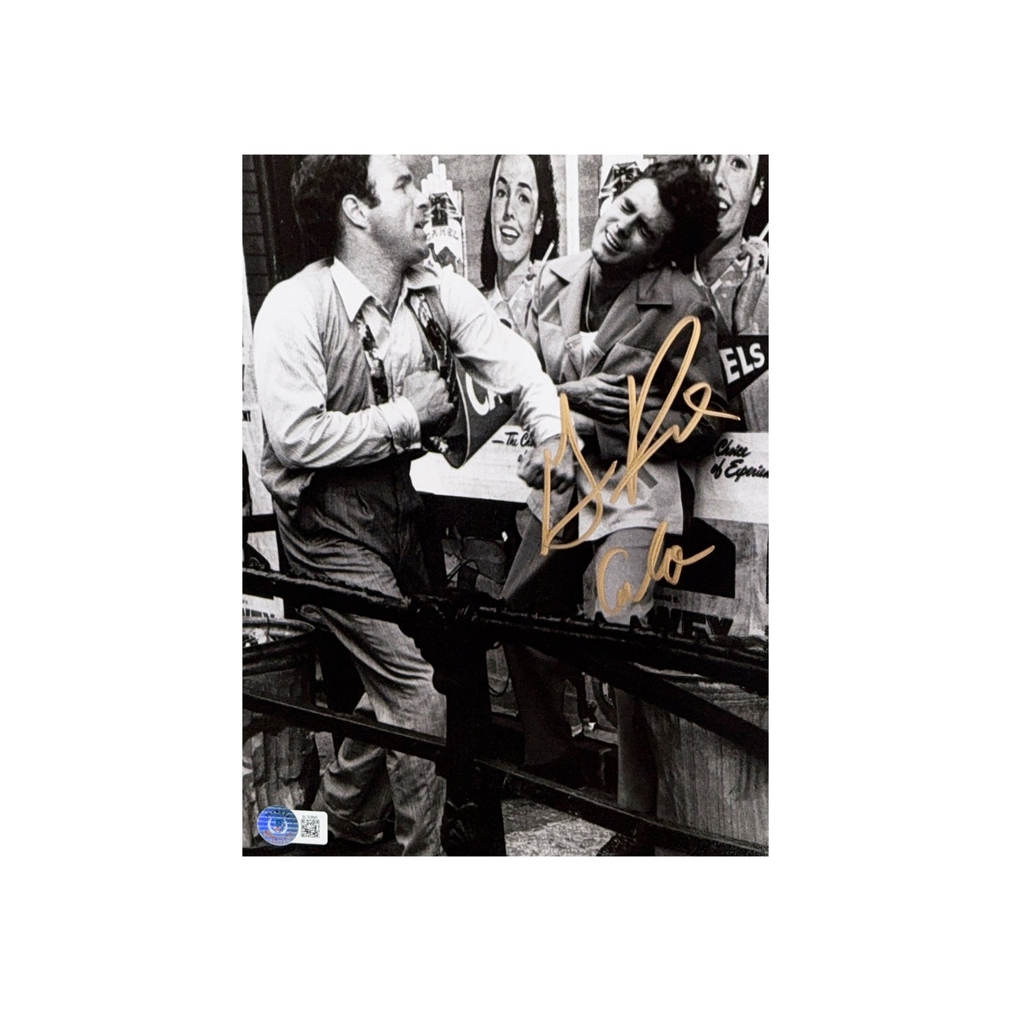 Gianni Russo Autographed The Godfather Sonny Punch Vertical 8x10 Carlo Inscription Beckett