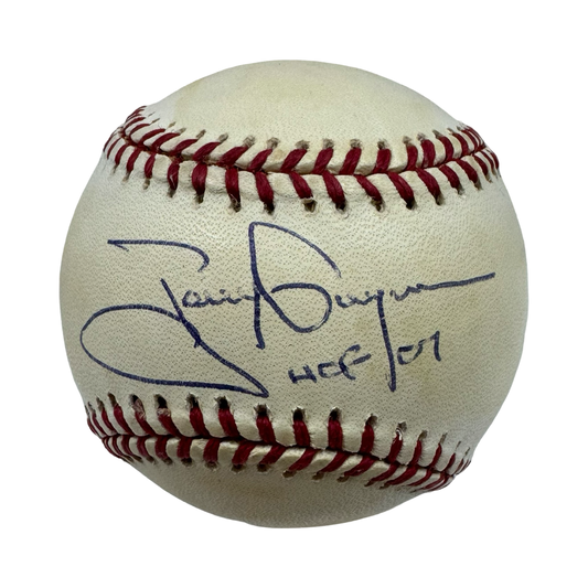 Tony Gwynn Autographed San Diego Padres Official National League Baseball HOF 01 Inscription JSA