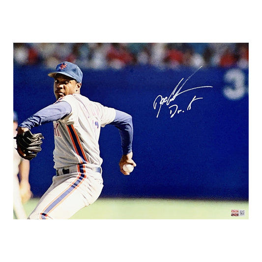 Doc Gooden Autographed New York Mets 11x14 "Dr. K" Inscription Steiner CX
