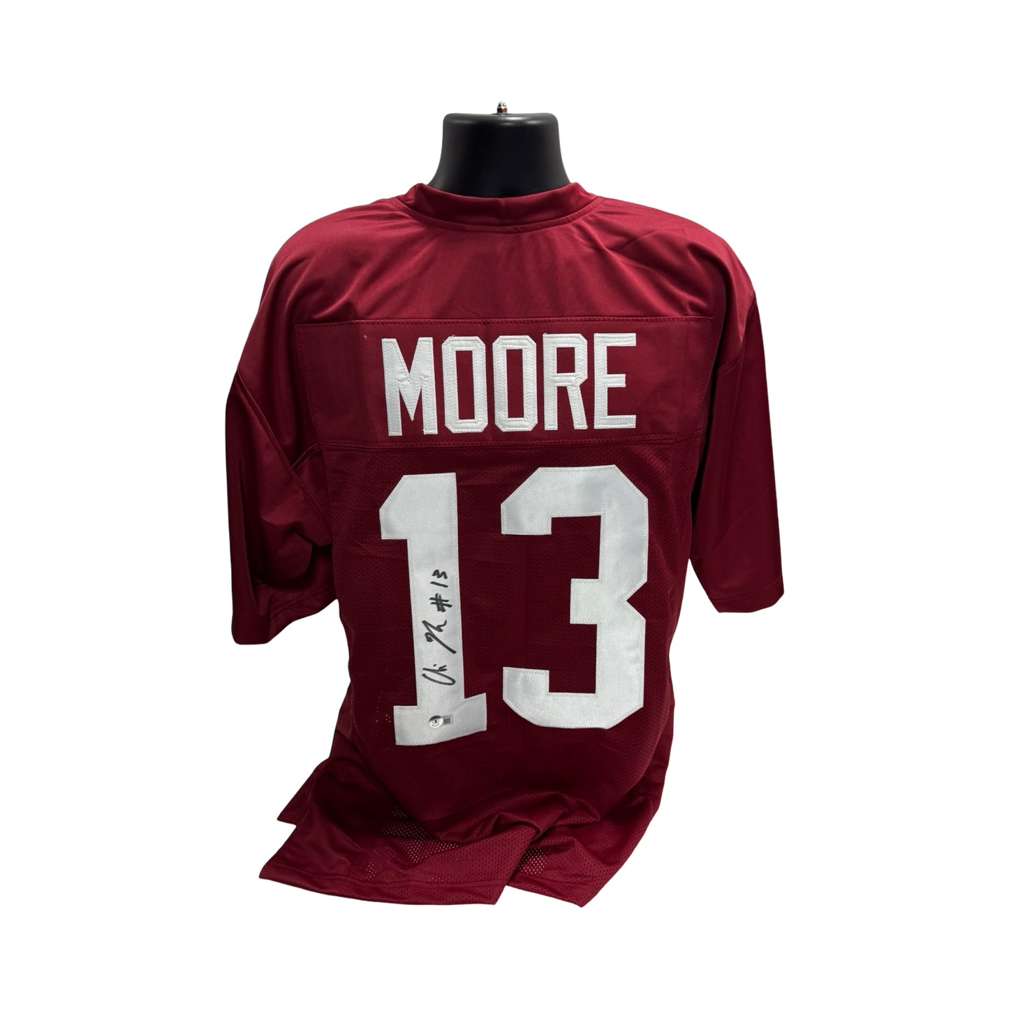 Malachi Moore Alabama Crimson Tide Autographed Maroon Jersey BAS