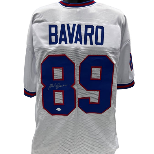 Mark Bavaro Autographed New York Giants White Jersey JSA