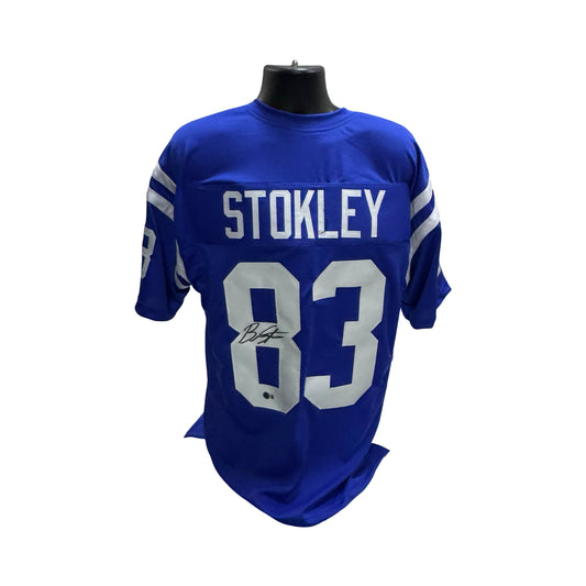 Brandon Stokely Indianapolis Colts Blue Jersey Beckett BAS