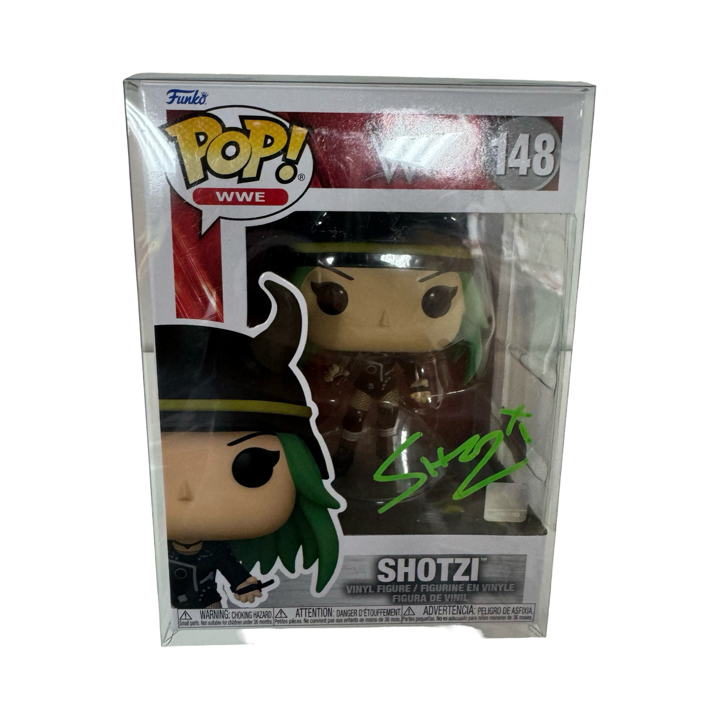 Shotzi Signed WWE Funko Pop #148 Beckett