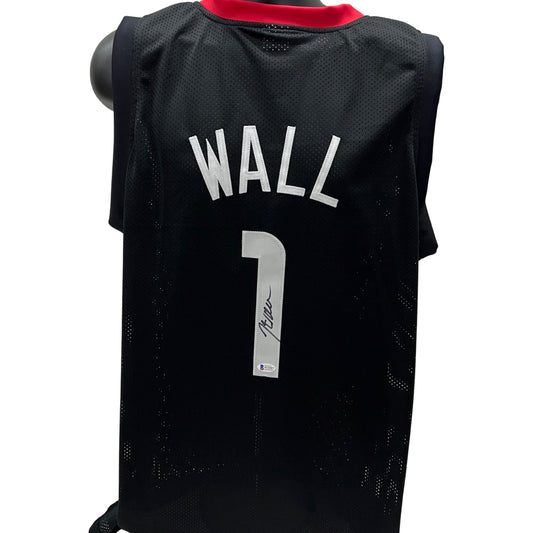 John Wall Autographed Houston Rockets Black Jersey BAS