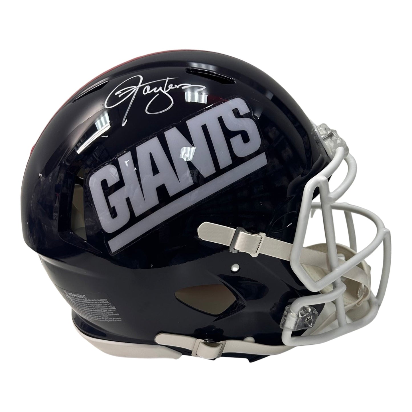 Lawrence Taylor Autographed New York Giants Old School Speed Authentic Helmet JSA
