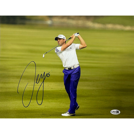 Seve Ballesteros Autographed Swing 11x14 JSA