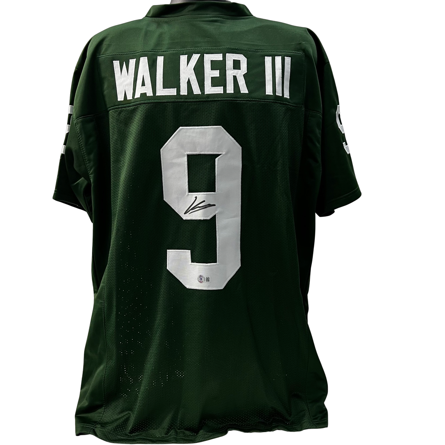 Kenneth Walker Autographed Michigan State Spartans Jersey Beckett