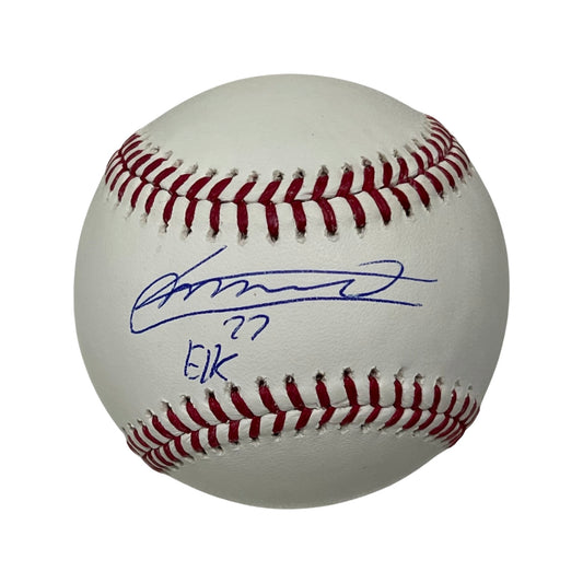 Vladimir Guerrero Jr Autographed Toronto Blue Jays OMLB “El K” Inscription JSA