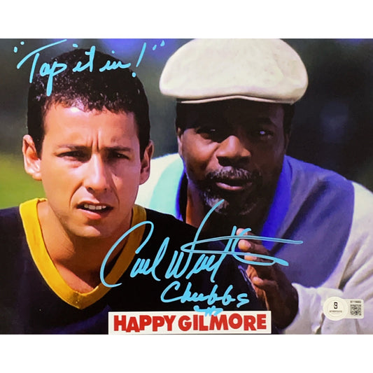 Carl Weathers Autographed Happy Gilmore Inscribed "Tap It In" 8x10 Photo Beckett BAS