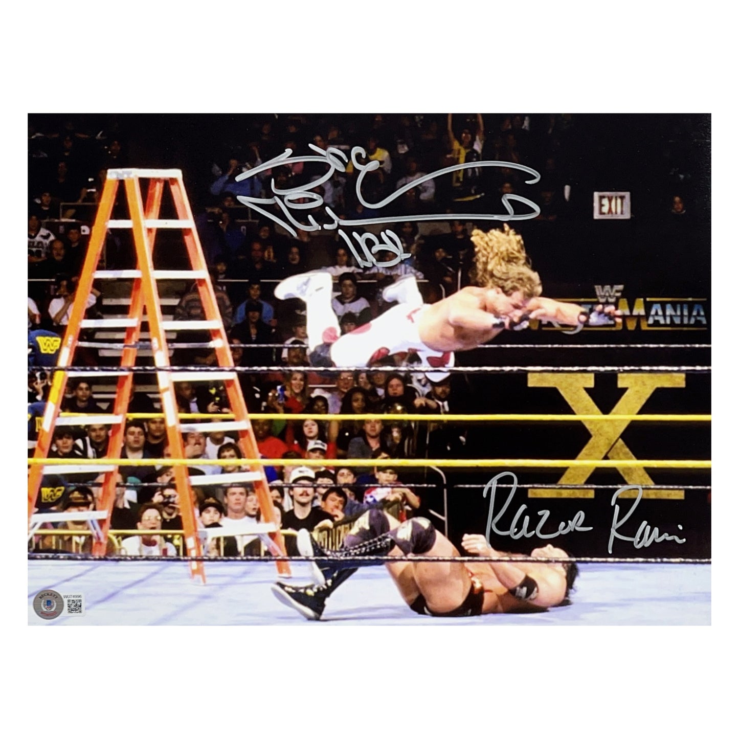 Shawn Michaels & Razor Ramon Autographed 11x14 Beckett