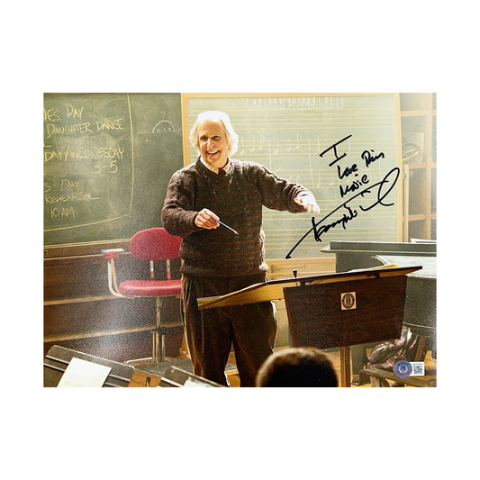 Henry Winkler Autographed Here Comes The Boom 11x14 I Love This Movie Inscription Beckett