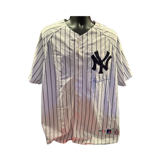 Roger Clemens Autographed New York Yankees Pinstripe Russell Authentic Jersey MLB & Tri-Star