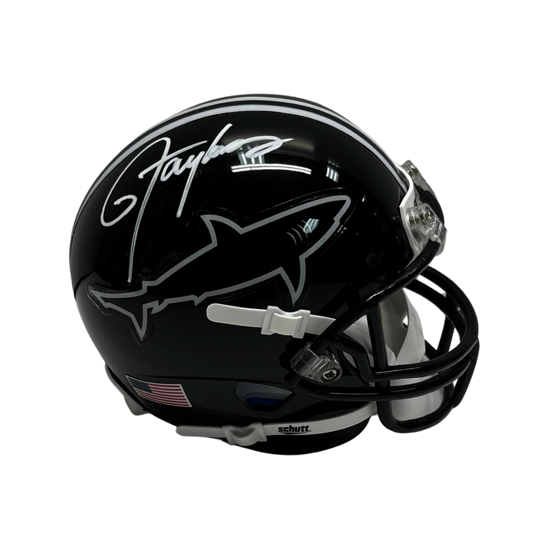 Lawrence Taylor Autographed Any Given Sunday Sharks Mini Helmet Beckett