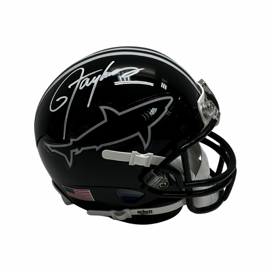 Lawrence Taylor Autographed Any Given Sunday Sharks Mini Helmet Beckett