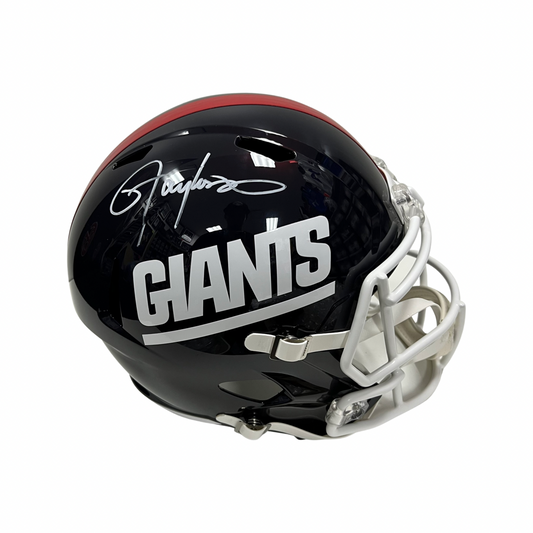 Lawrence Taylor Autographed New York Giants Old School Replica Helmet Steiner CX