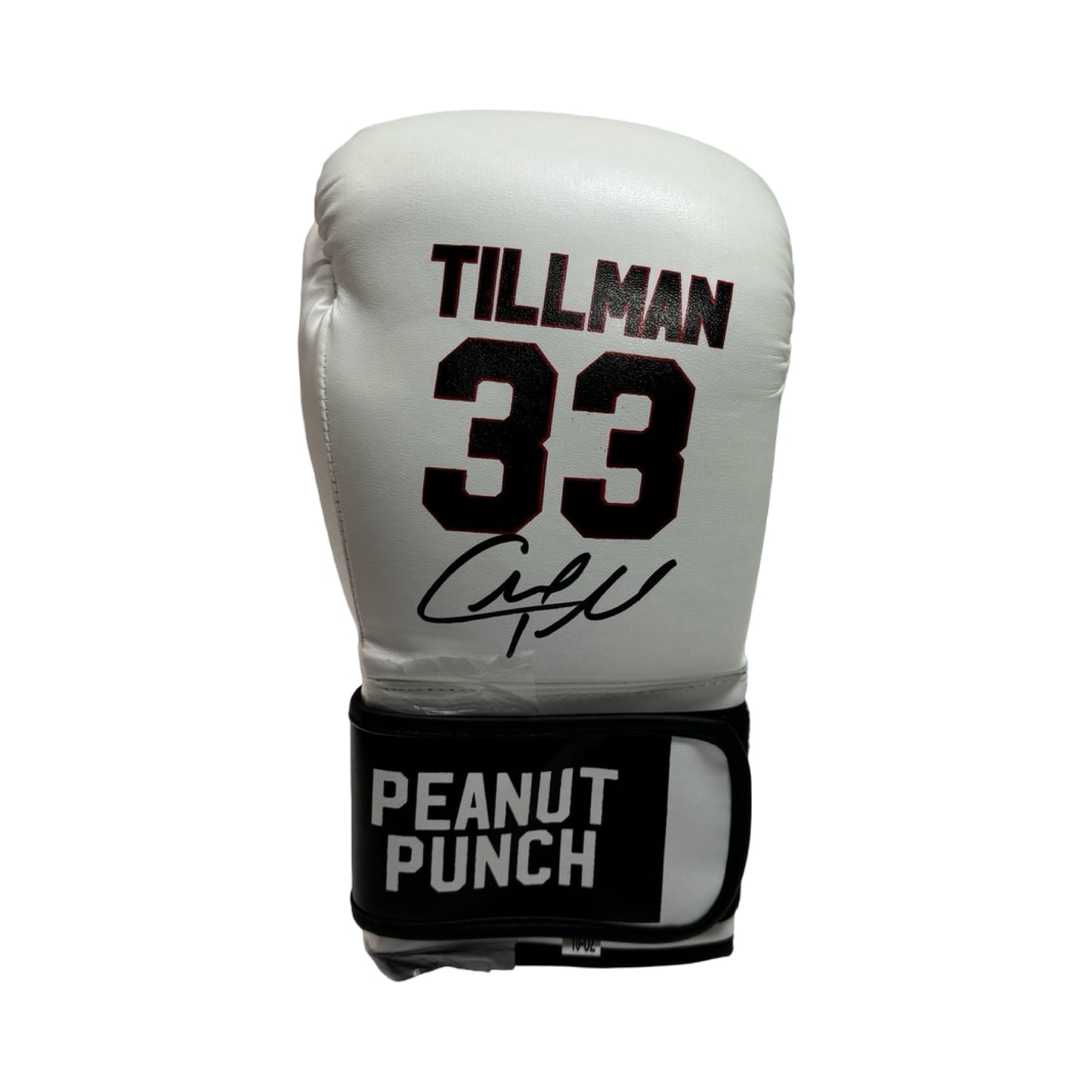 Charles Tillman Autographed Chicago Bears White Boxing Glove Right Hand JSA