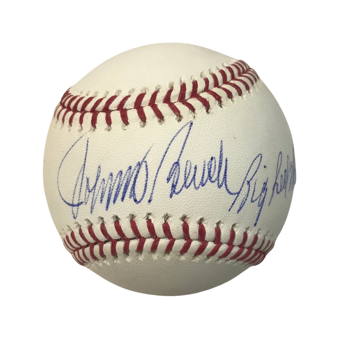 Johnny Bench Autographed Cincinnati Reds OMLB Big Red Machine Inscription JSA