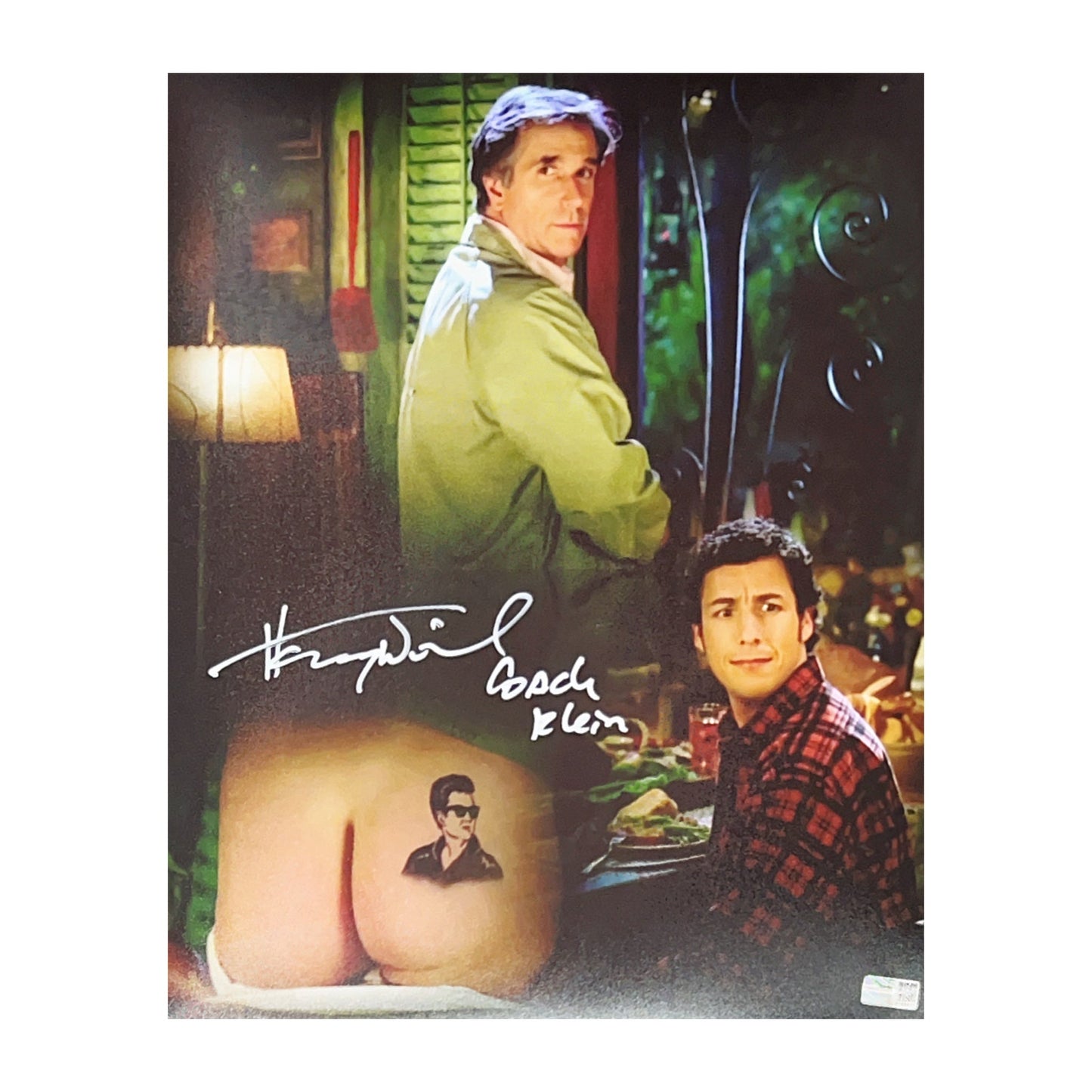 Henry Winkler Autographed Coach Klein Mama Don't Know 11x14 Photo Coach Klein Steiner CX