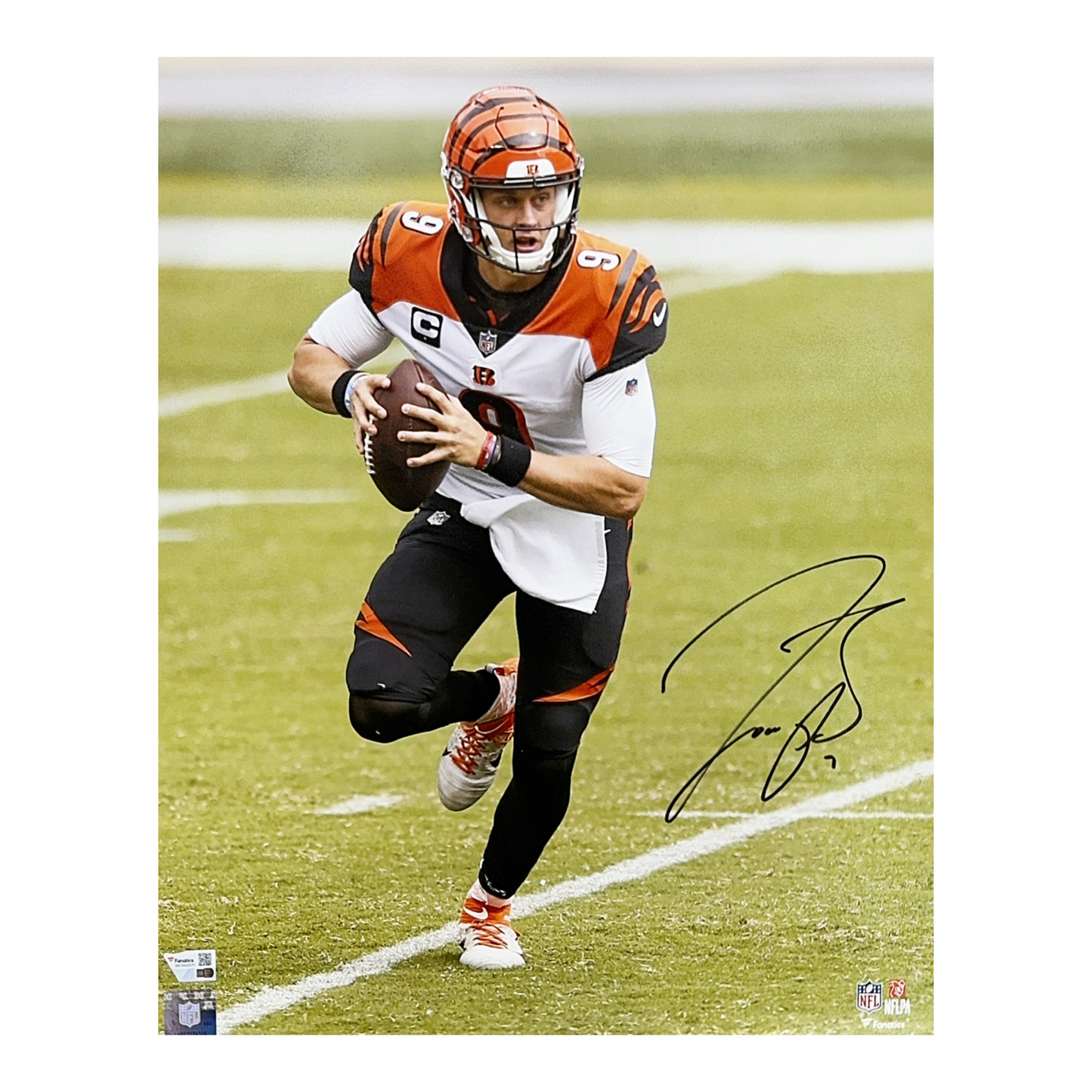 Joe Burrow Autographed Cincinnati Bengals 16x20 Fanatics