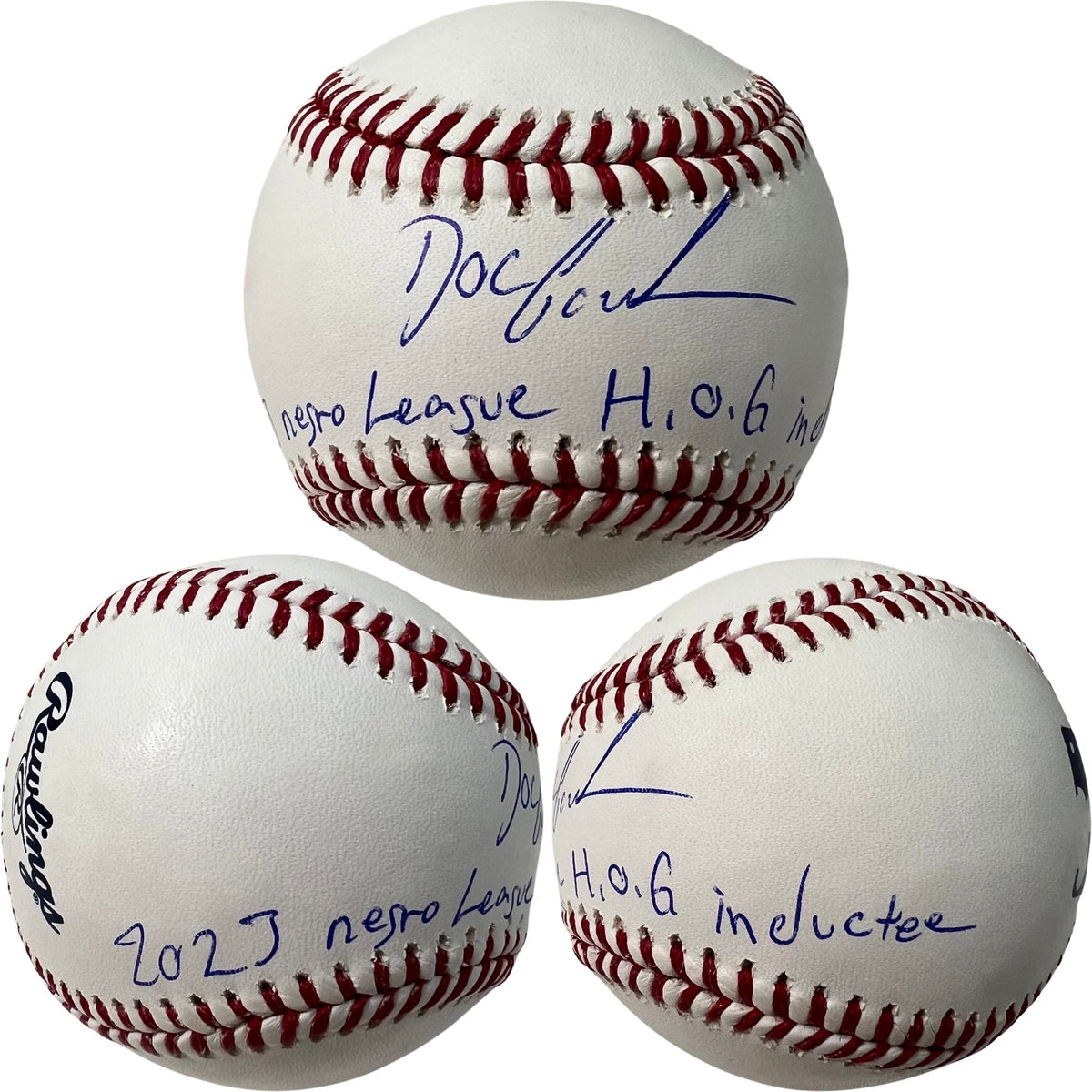 Doc Gooden Autographed New York Mets OMLB 2023 Negro League H.O.G Inductee Inscription Steiner CX