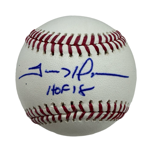 Trevor Hoffman Autographed OMLB HOF 18 Inscription JSA