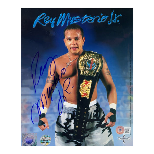 Rey Mysterio Autographed 8x10 Beckett