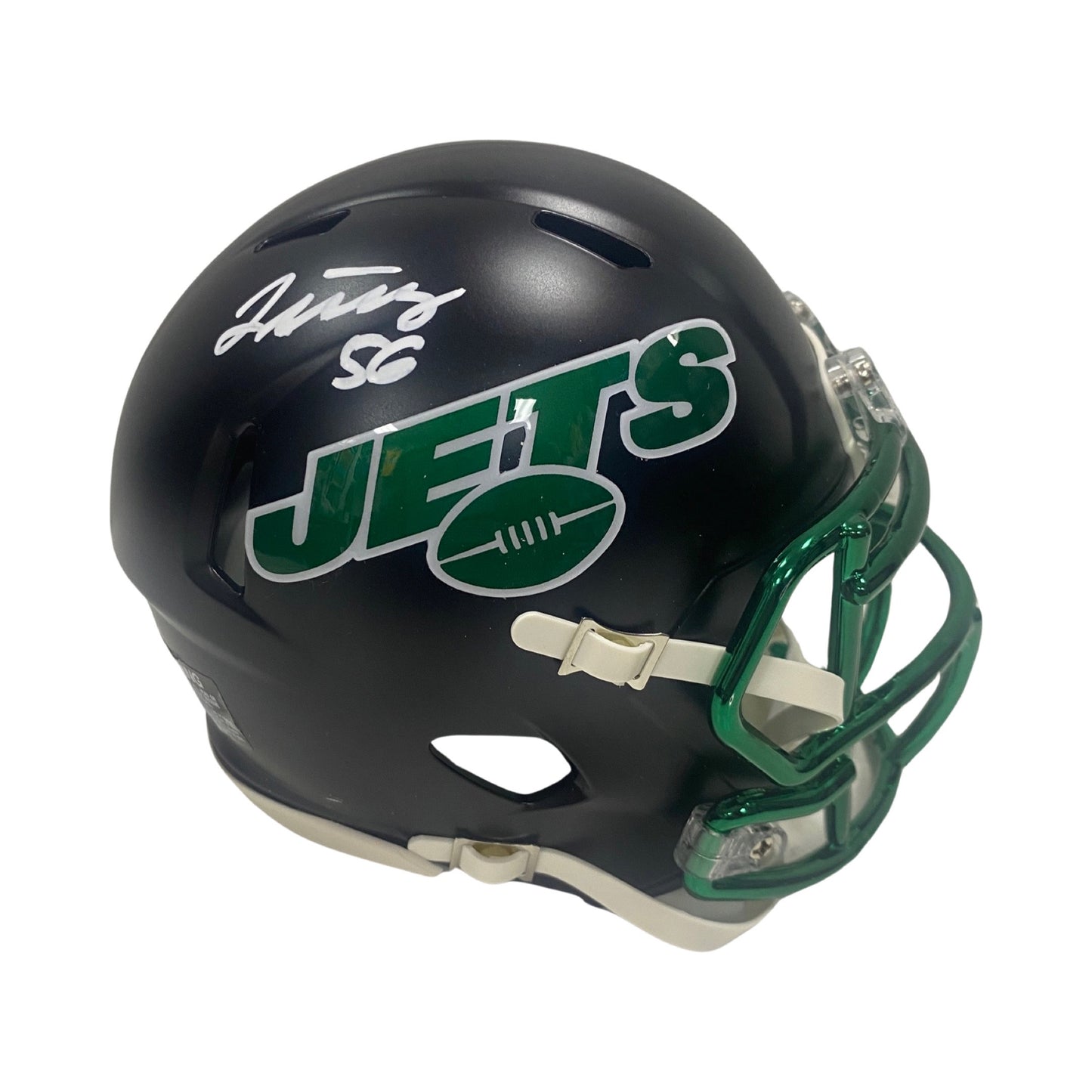 Quincy Williams Autographed New York Jets Alternate Black Mini Helmet Steiner CX