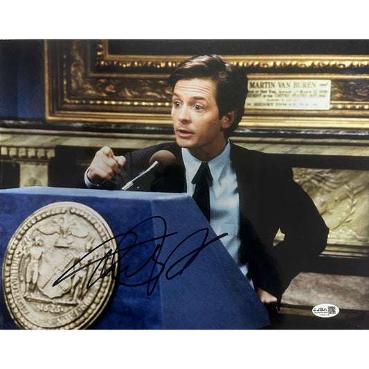 Michael J Fox Autographed 11x14 Photo JSA