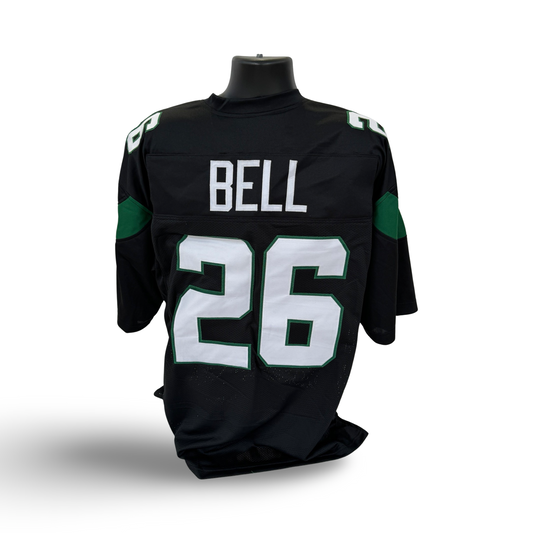 Leveon Bell Unsigned New York Jets Black Custom Jersey