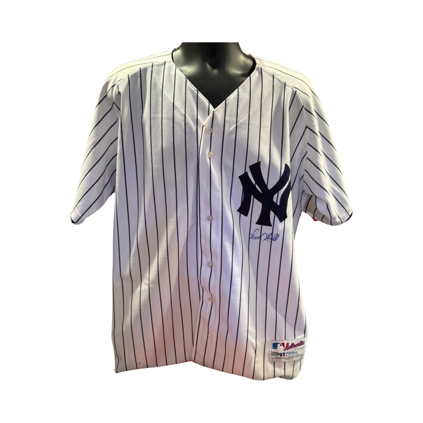 Paul O’Neill Autographed New York Yankees Pinstripe Russell Authentic Jersey Steiner