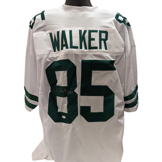 Wesley Walker Autographed New York Jets White Jersey JSA