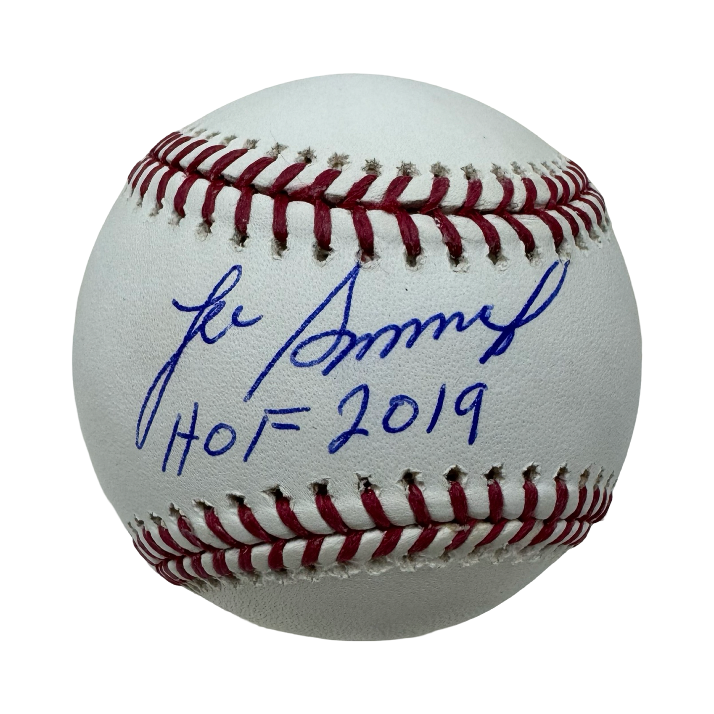 Lee Smith Autographed OMLB HOF 2019 Inscription JSA