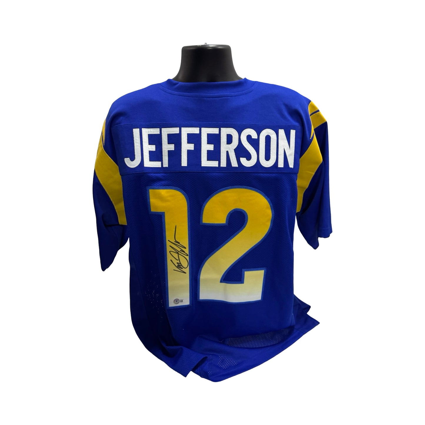 Van Jefferson Los Angeles Rams Autographed Jersey Beckett BAS